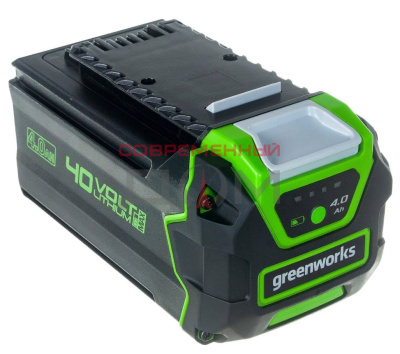 Аккумулятор Greenworks G40B4, 40В, 4Ач, Li-Ion, 2000 циклов New